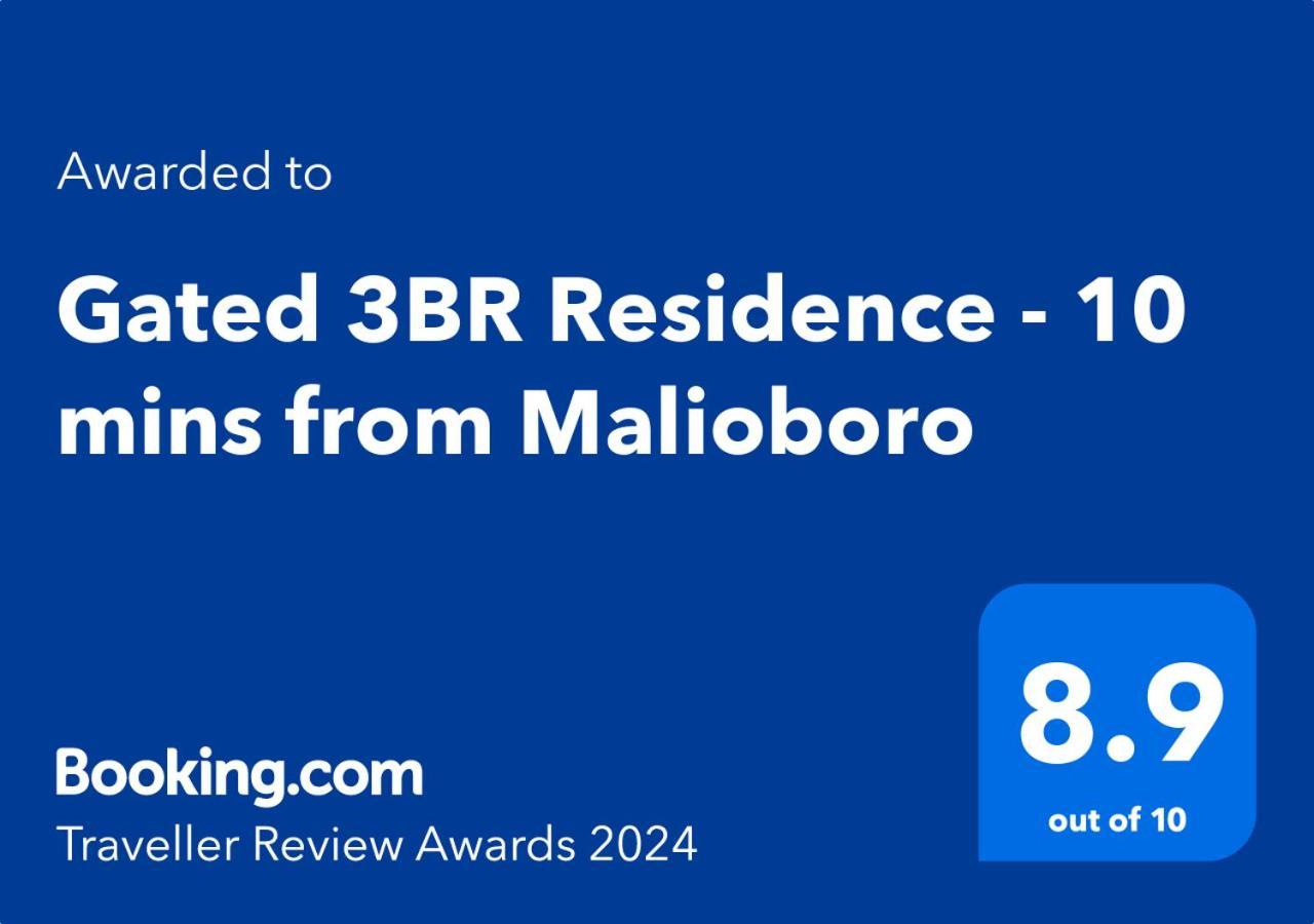Gated 3Br Residence - 10 Mins From Malioboro Yogyakarta Bagian luar foto
